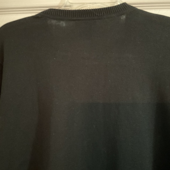 Doncaster Collection Mixed Media Cardigan, Cotton/Cashmere/Silk, Large - Picture 6 of 6